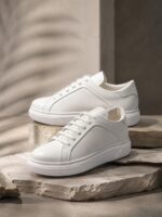 Sneakeers blanches pour homme