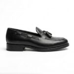 Tassel Loafer en Cuir Véritable NOIR – Image 2