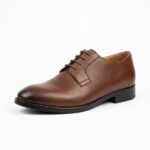 Derby en Cuir Véritable MARRON – Image 2