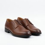 Derby en Cuir Véritable MARRON