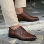 Derby en Cuir Véritable MARRON – Image 4