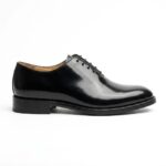 BERLIN Plain Toe Derby Noir en Cuir Verni – Image 3