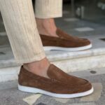 Mocassin en Daim Camel GAVALINO – Image 2