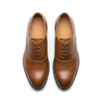 Derby Cap Toe en Cuir Marron – Image 2